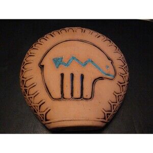 Vintage Rare Native American Pottery Navajo Handmade Navajo Home Decor Vase